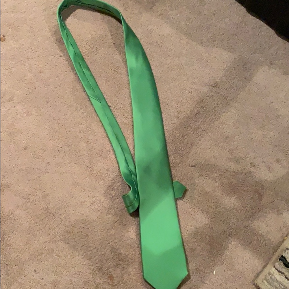 Green tie
